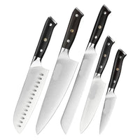 German 1.4116 Steel Kitchen Knives Set 5pcs